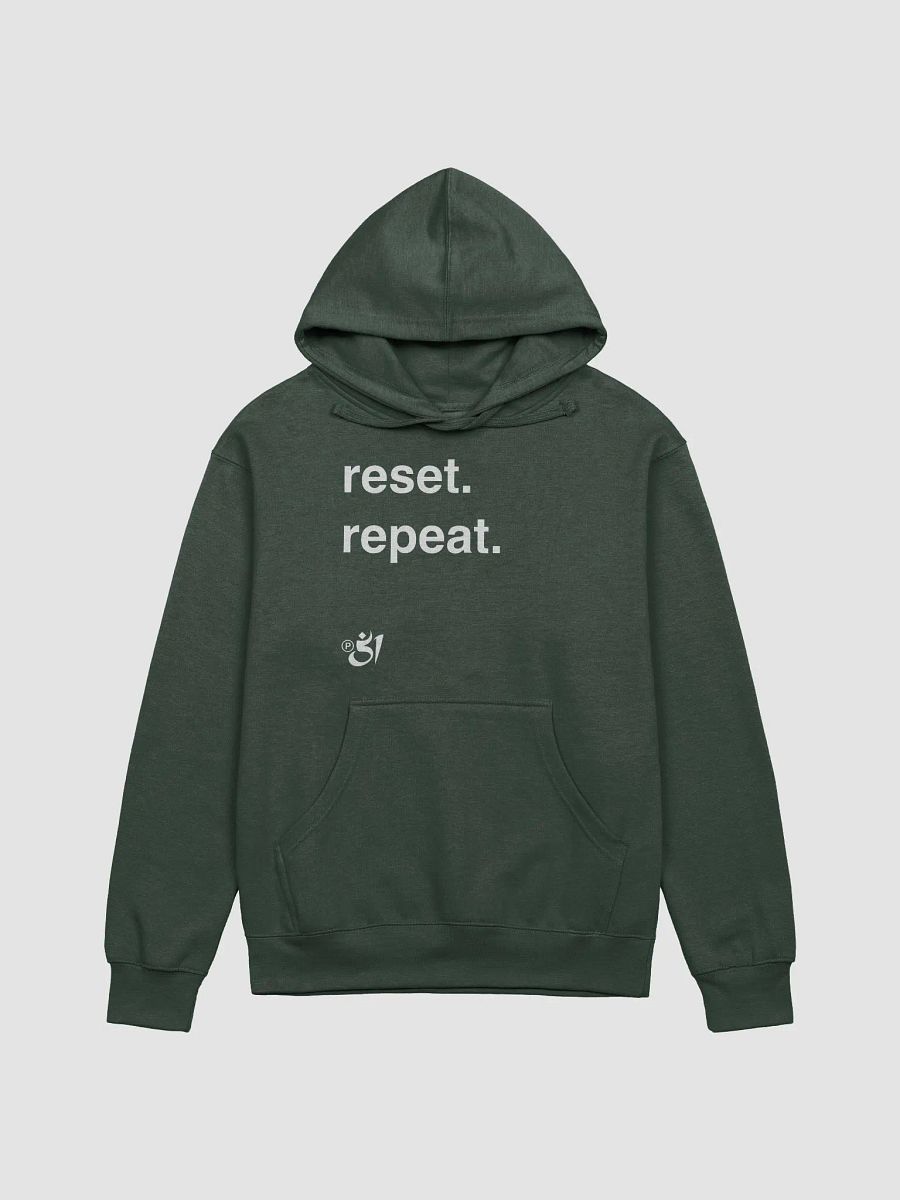 reset. repeat. hoodie product image (1)