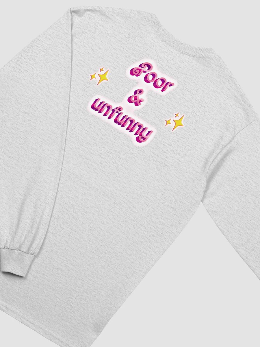 poor & unfunny Pastel Unisex Long Sleeve product image (4)