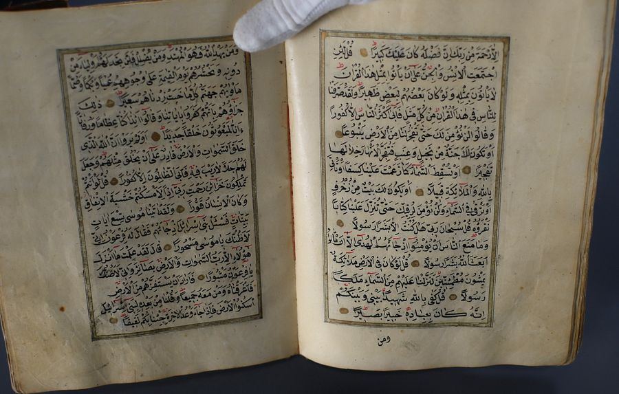 مصحف مخطوط ، مكتوب بخط اليد كامل نسخ في العام 1831 ميلادي product image (3)