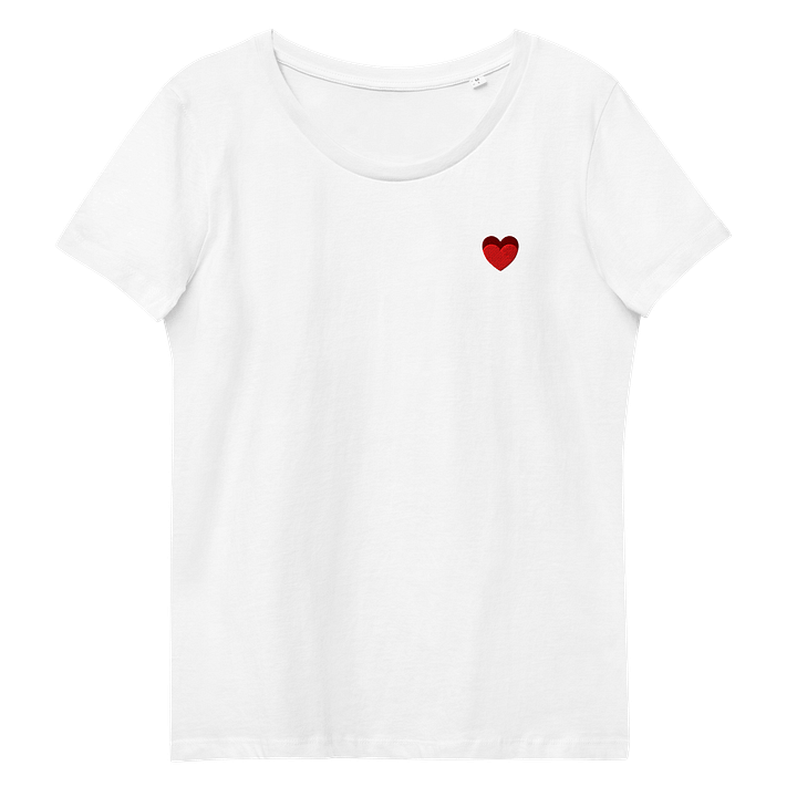 I ♥ Bella Embroidered Women's Fitted Eco Tee product image (1)
