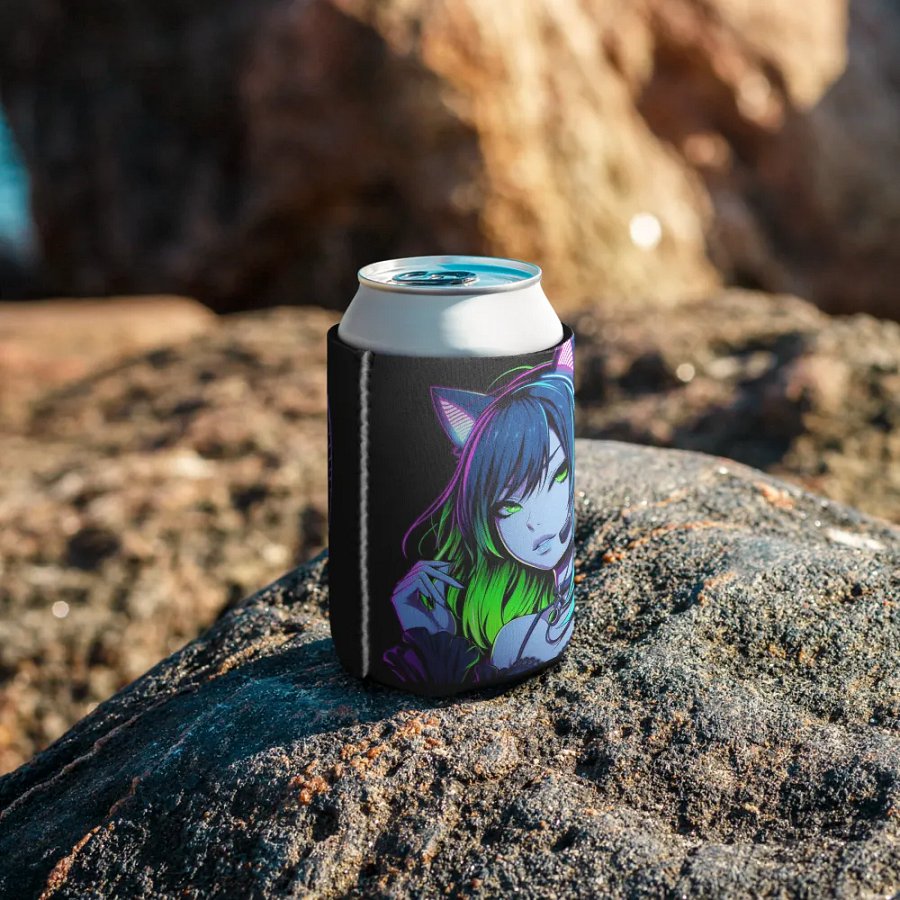 GothAunty Fangs Coozie Can Cooler product image (9)