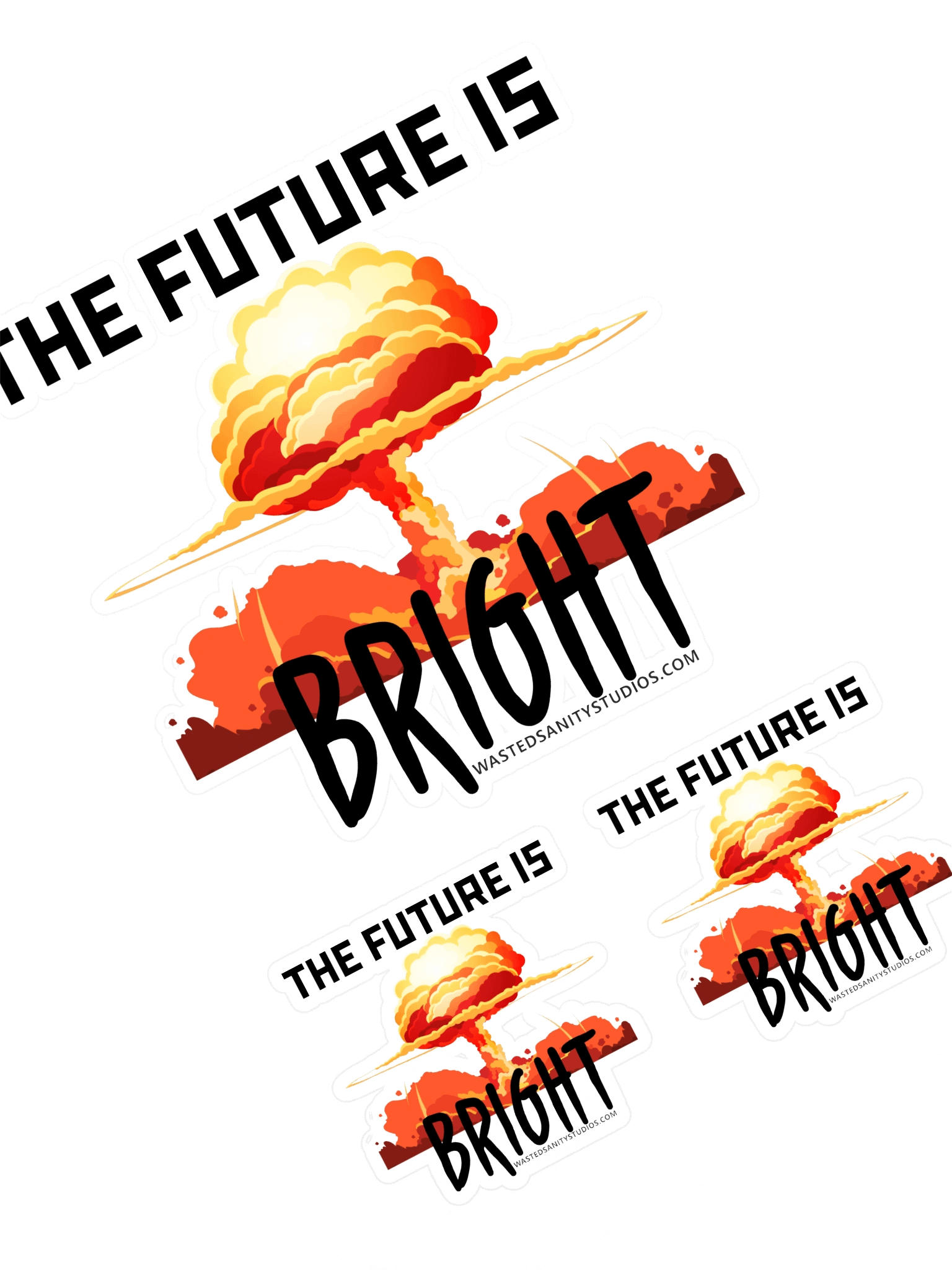 The Future Is Bright Sticker Sheet product image (1)