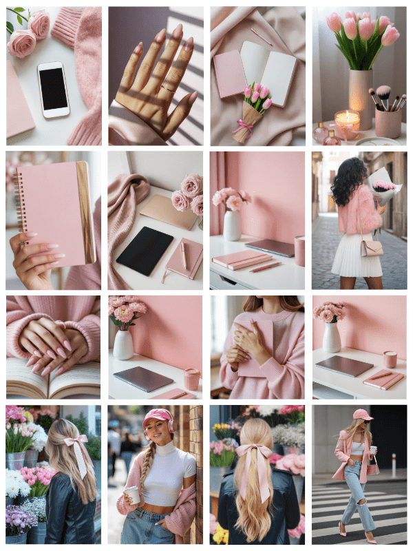 MRR & PLR Pink Aesthetic Stock Photos product image (4)