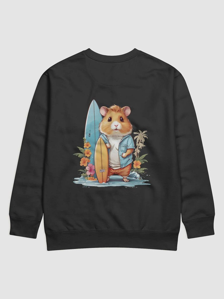 Surfing Hamster Cotton Premium Sweatshirt product image (12)