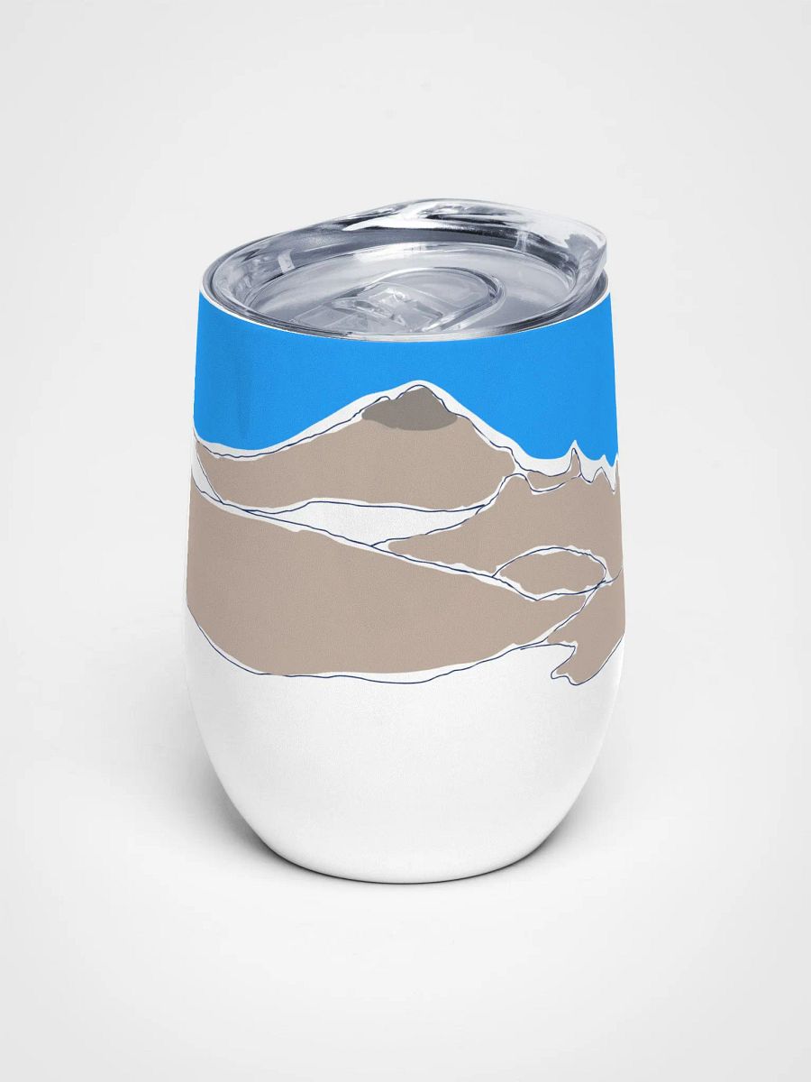 Gilbert Peak wine tumbler (colored sketch) product image (1)