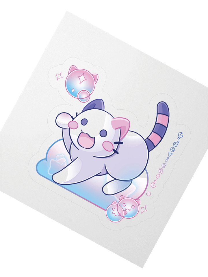 Sticker • CandiCat Bubbles • 2025 product image (6)