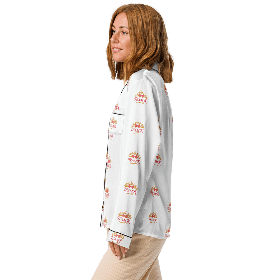 Team K (V-1) Women's Long Sleeve Pajama Top product image (4)