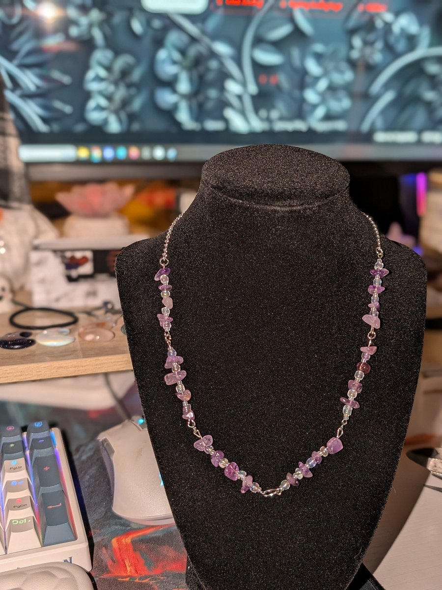 Amethyst Crystal Choker product image (1)