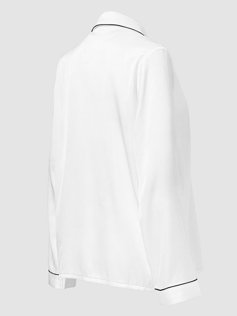 Photo showing All-Over Print Women's Long Sleeve Pajama Top