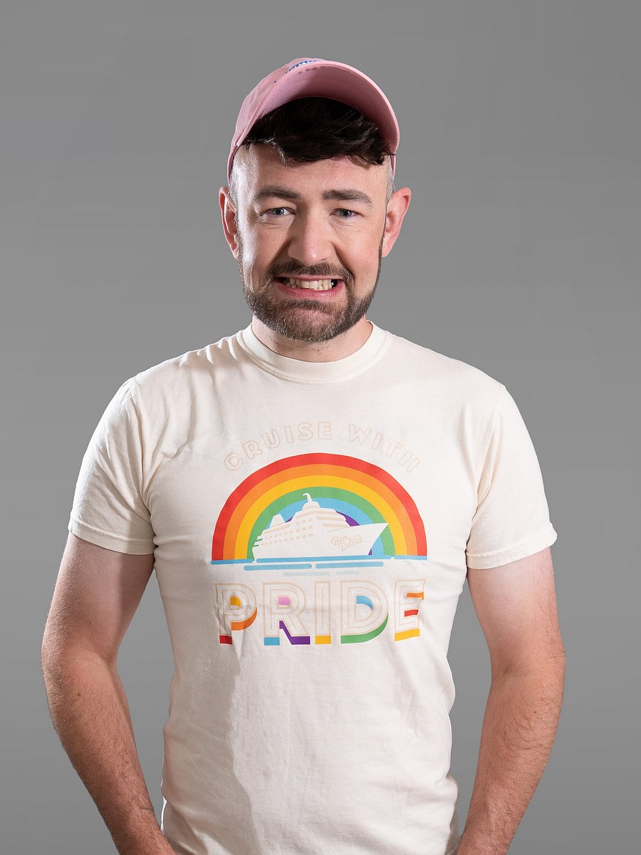Women's Cruise with Ben and David Rainbow Pride T-Shirt - Natural product image (3)
