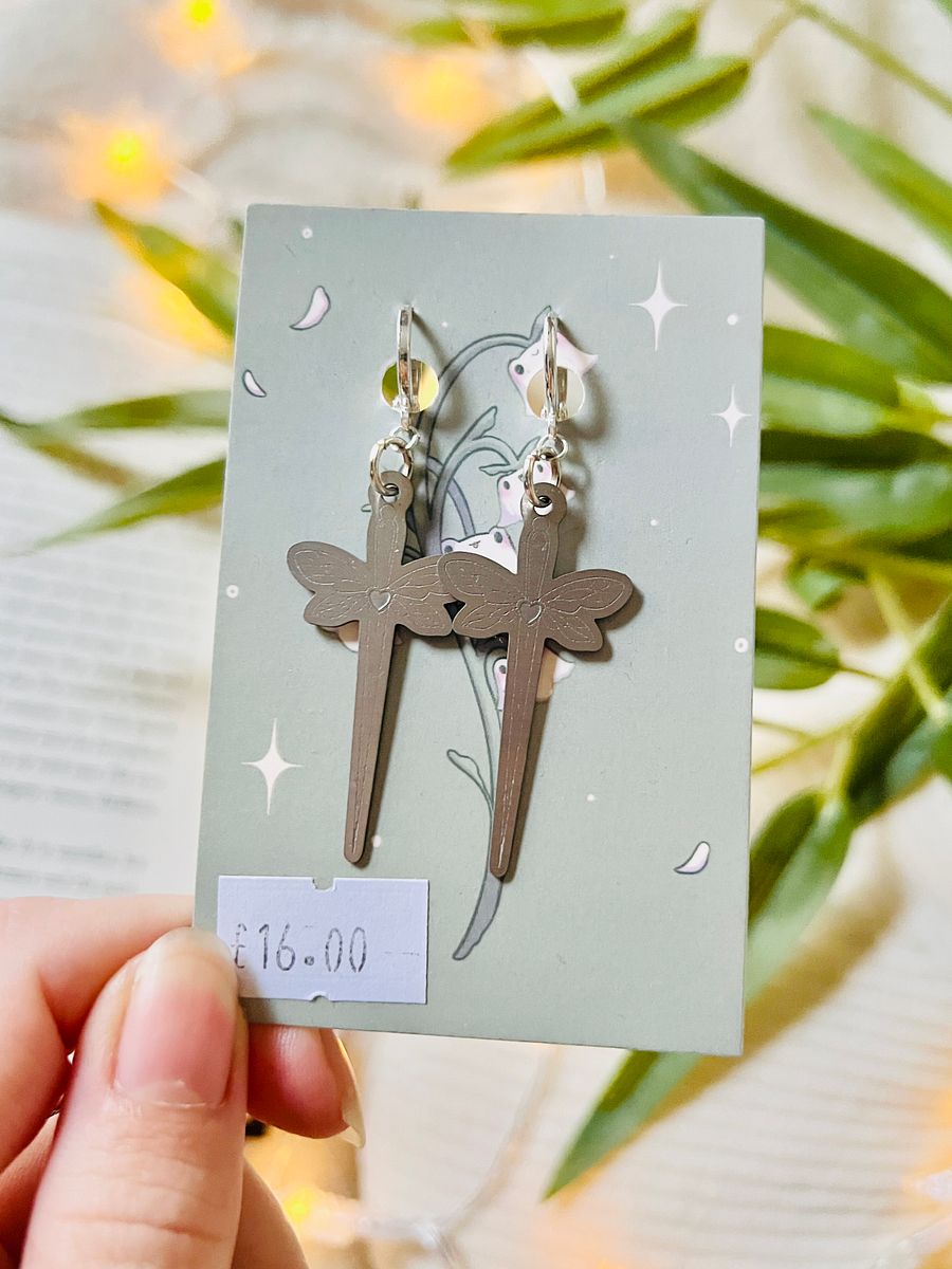Winged Dagger Earrings product image (3)