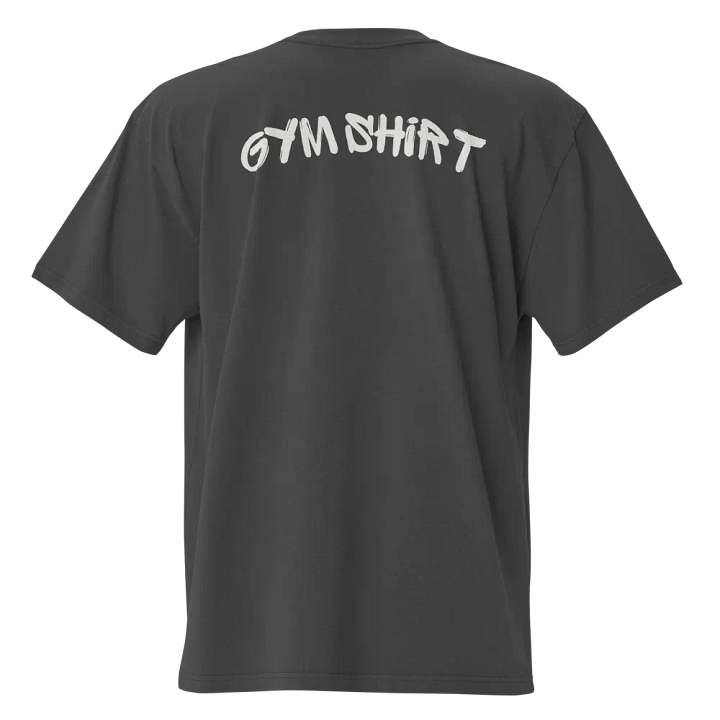 "Gym Shirt" Oversized Faded T-Shirt product image (2)