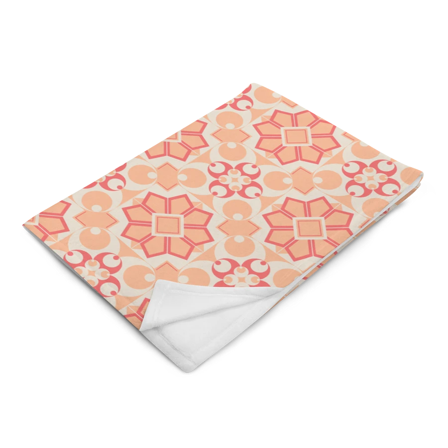 Peach Mosaic Throw Blanket product image (2)