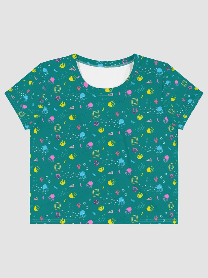 Shifty Seas pattern crop tee product image (2)