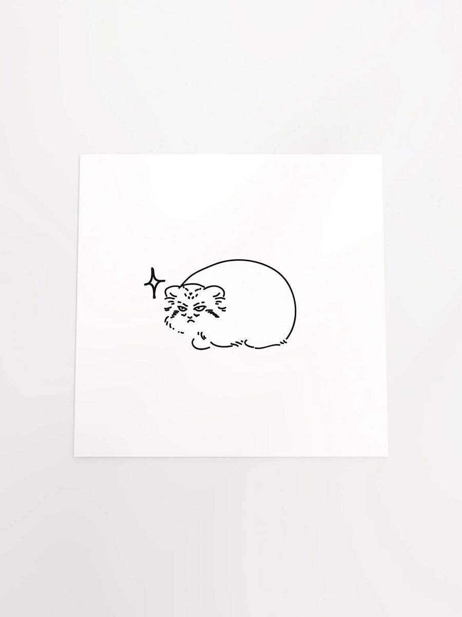 Grumpy Manul - Matte Poster product image (4)