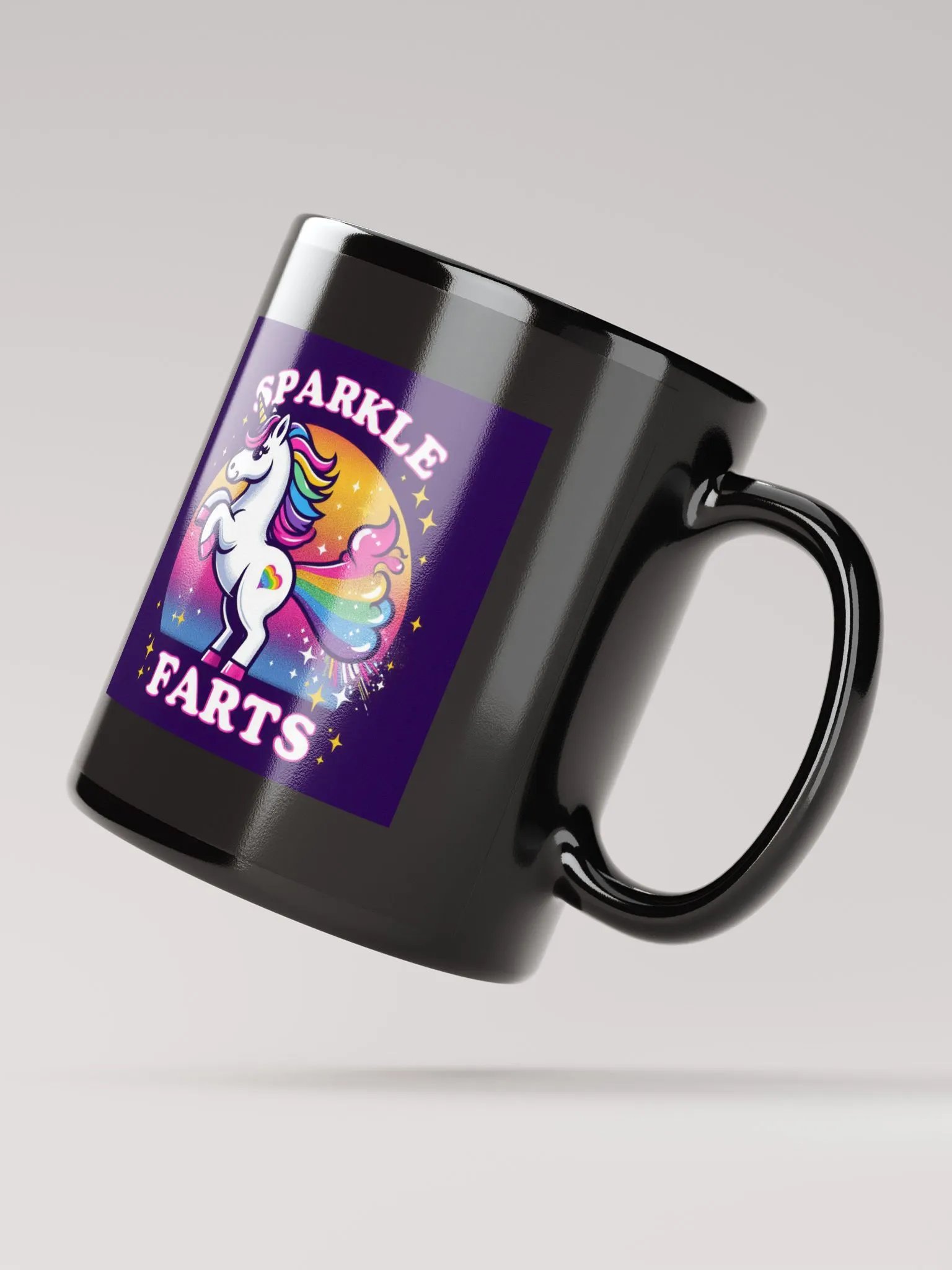 Black coffee mug product image (4)