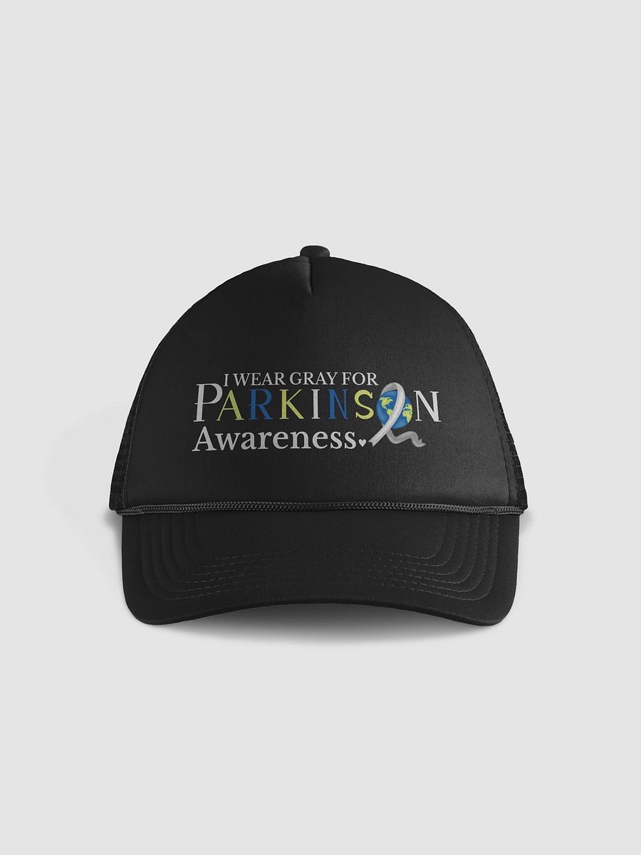 I Wear Gray For Parkinson`s Awareness, Form Trucker Hat product image (2)