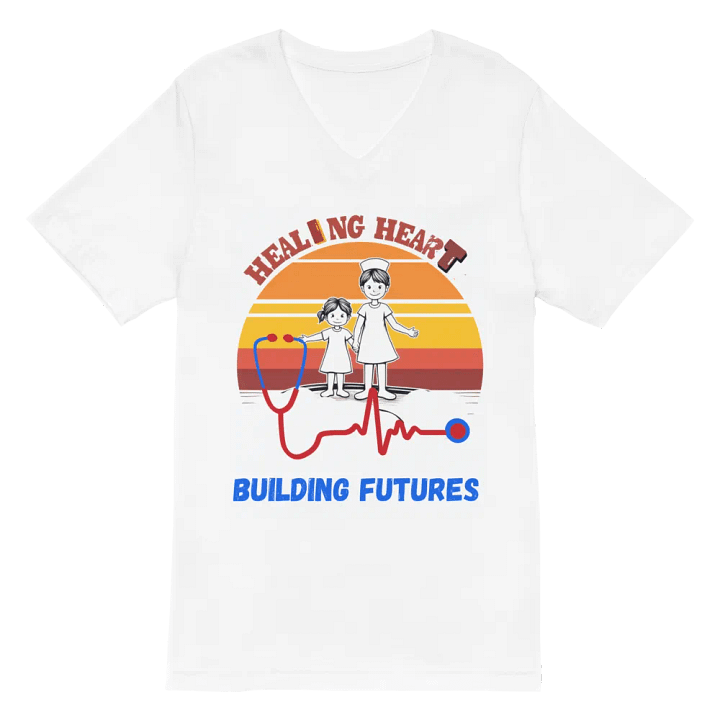 Healing Heart V-Neck Tee product image (6)