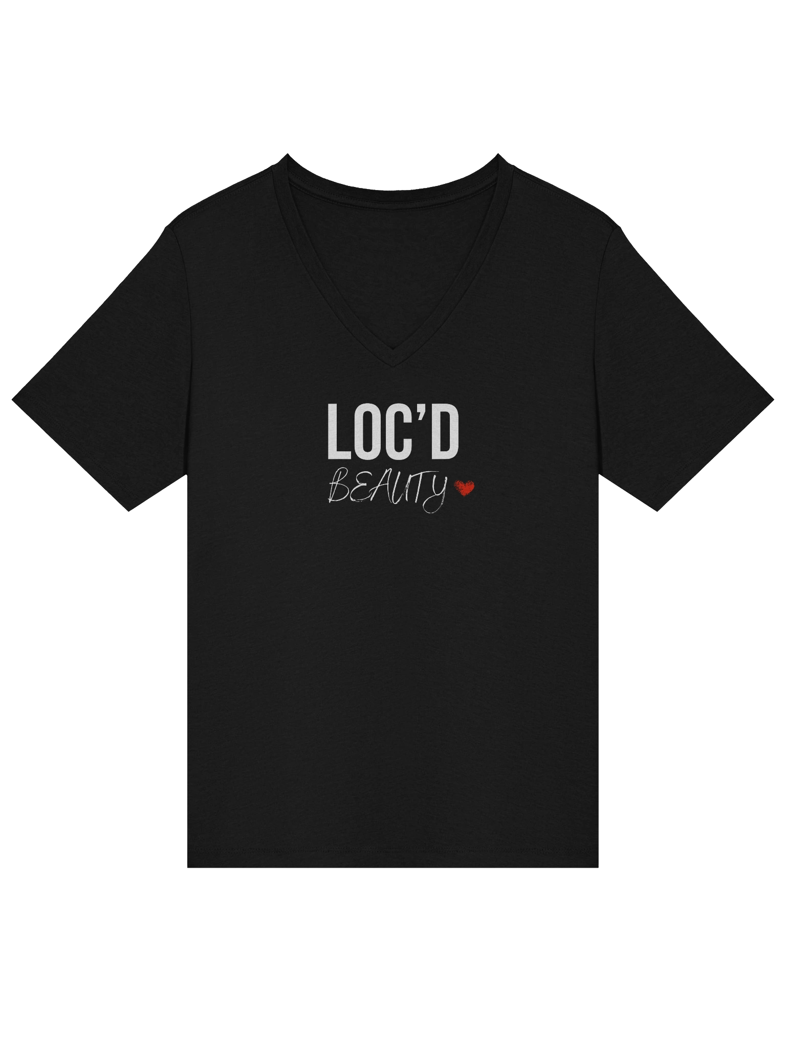 Loc'd Beauty V-Neck Tee product image (3)