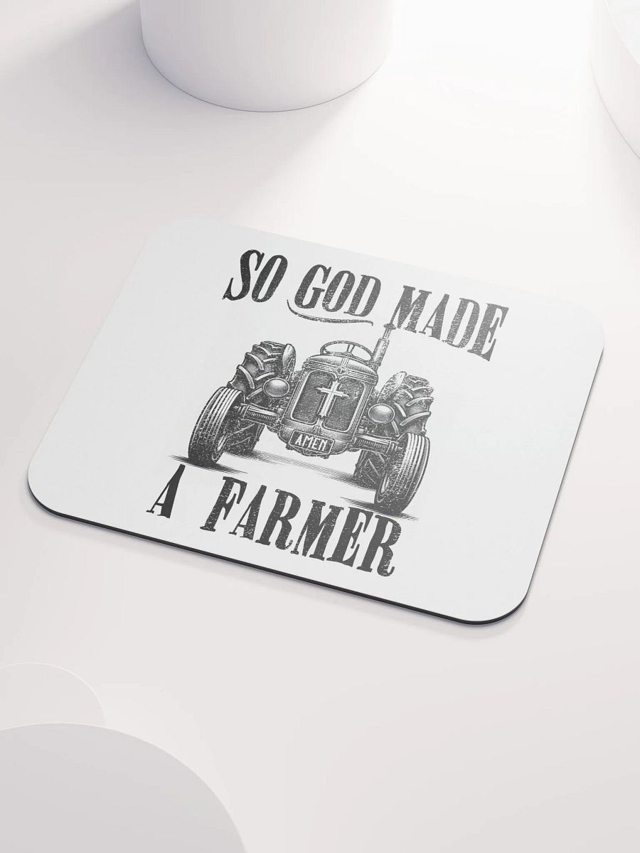 Vintage - So God Made a Farmer Mousepad product image (3)