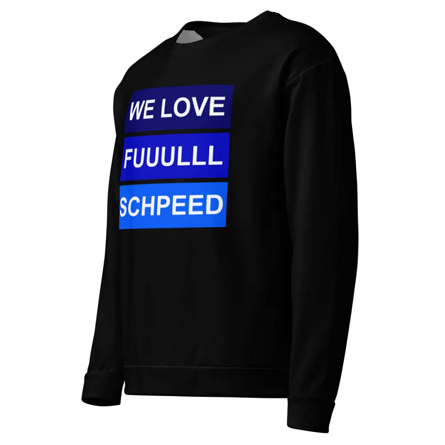 WE LOVE FULLSCHPEED BLUE Sweatshirt product image (4)