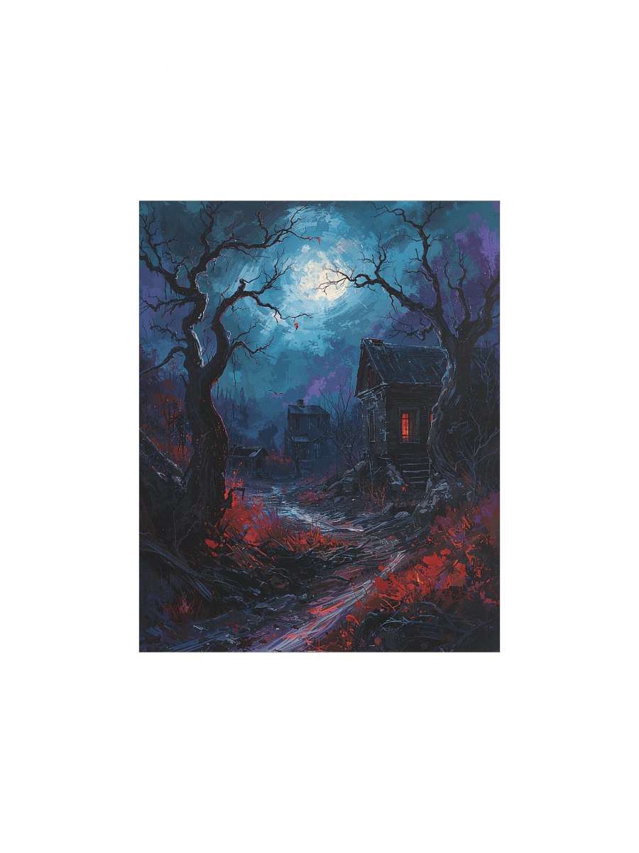 Whispers Beneath the Moonlight Matte Poster product image (3)