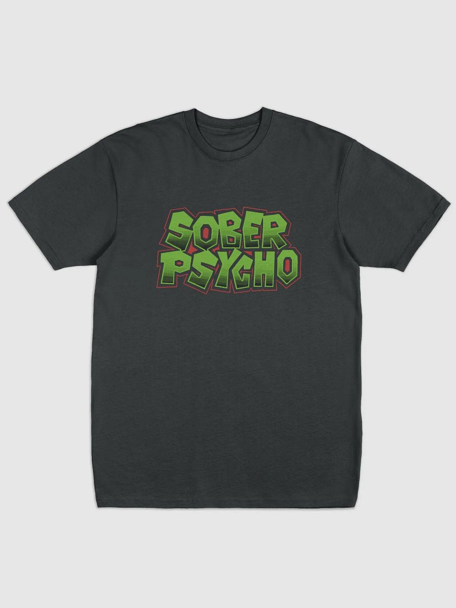 Men's Sober Psycho Logo 2 Premium Heavyweight T-Shirt product image (1)