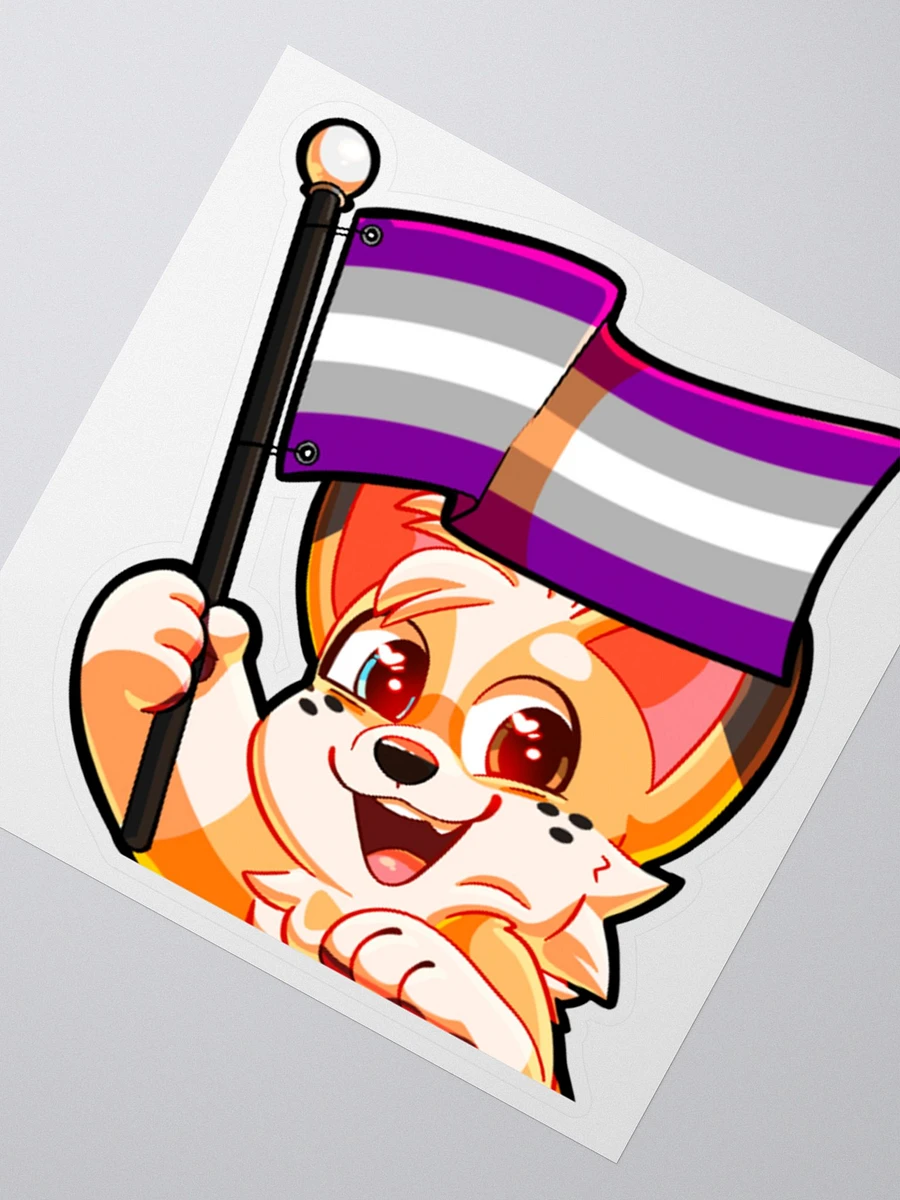 Gray Asexual Pride Sticker product image (2)