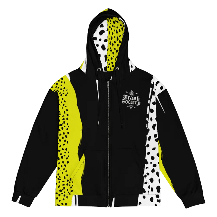 TRASH SOCIETY TRINITY ZIP UP HOODIE product image (1)