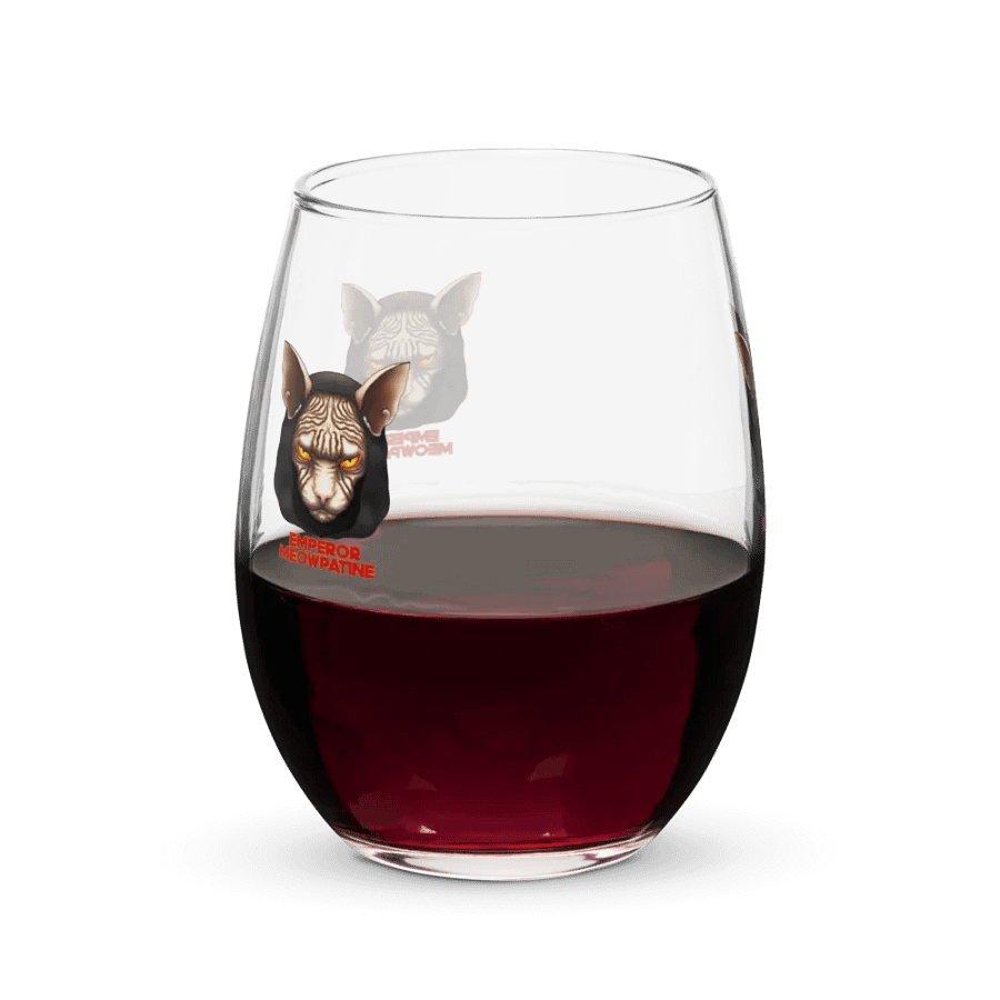 Emperor Meowpatine Wine Glass product image (6)