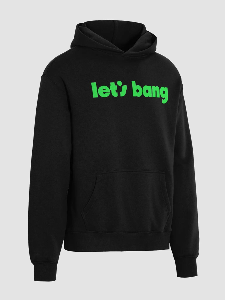 let's bang. black/green, oversized hoodie product image (5)