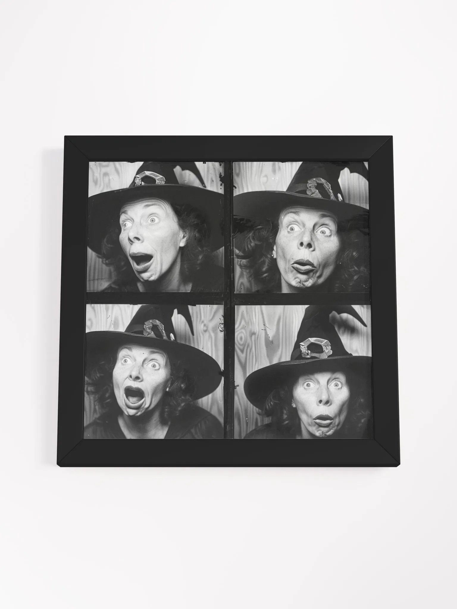 Funny Witch Photo Booth Framed Wall Art product image (4)