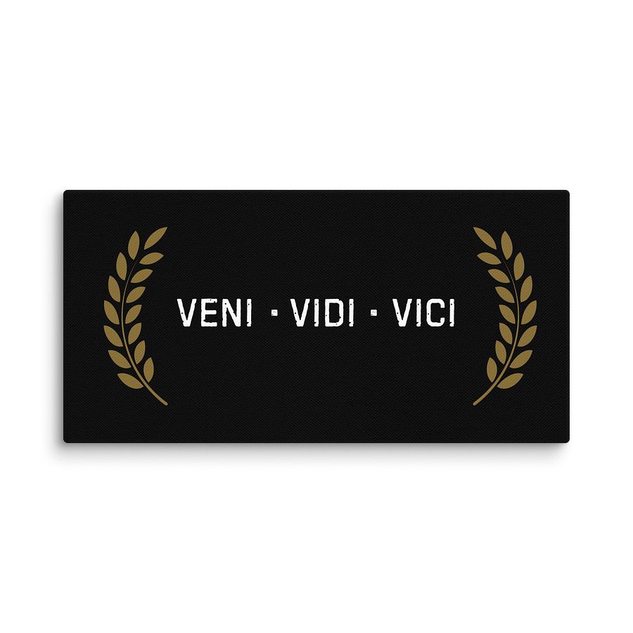 Veni Vidi Vici - Canvas product image (1)