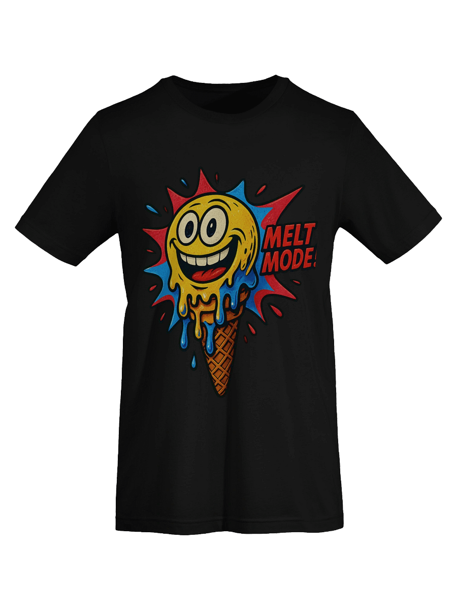 Melt Mode Ice Cream Cartoon T-Shirt product image (7)