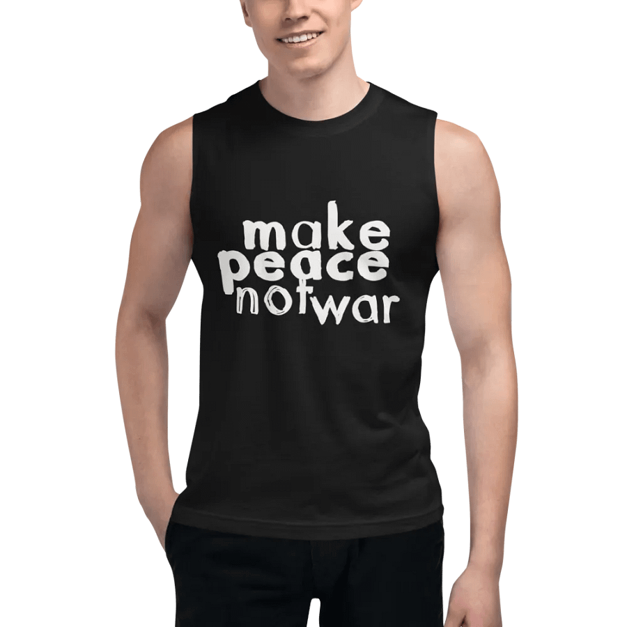Peaceful Warrior Muscle Tank product image (5)