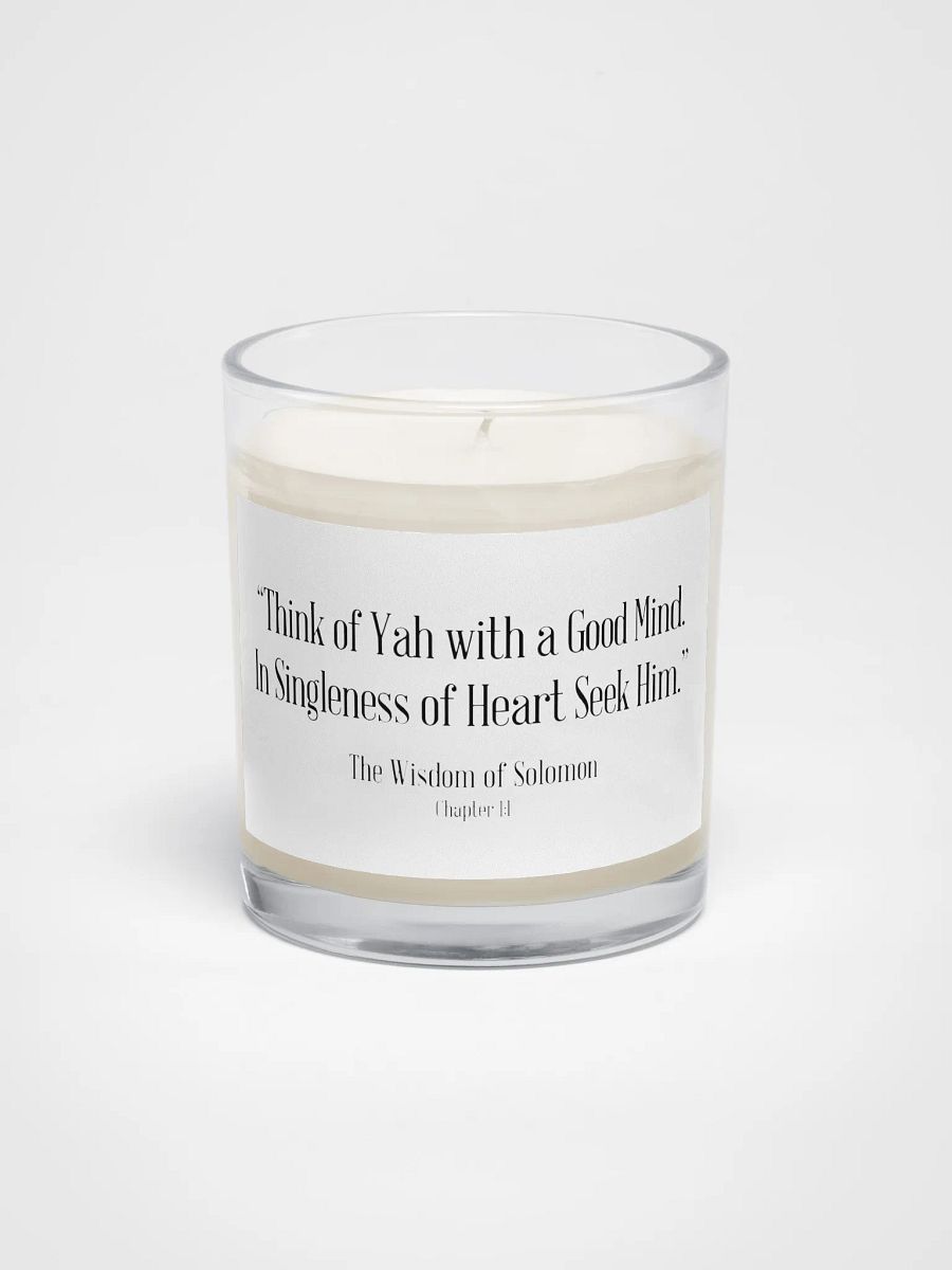 Wisdom of Solomon Unscented Soy Candle product image (1)