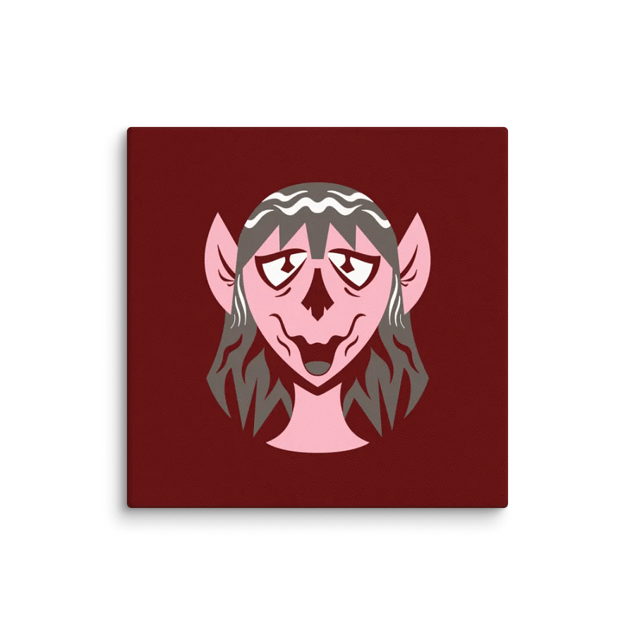 Pink Orc Girl Canvas Print product image (1)