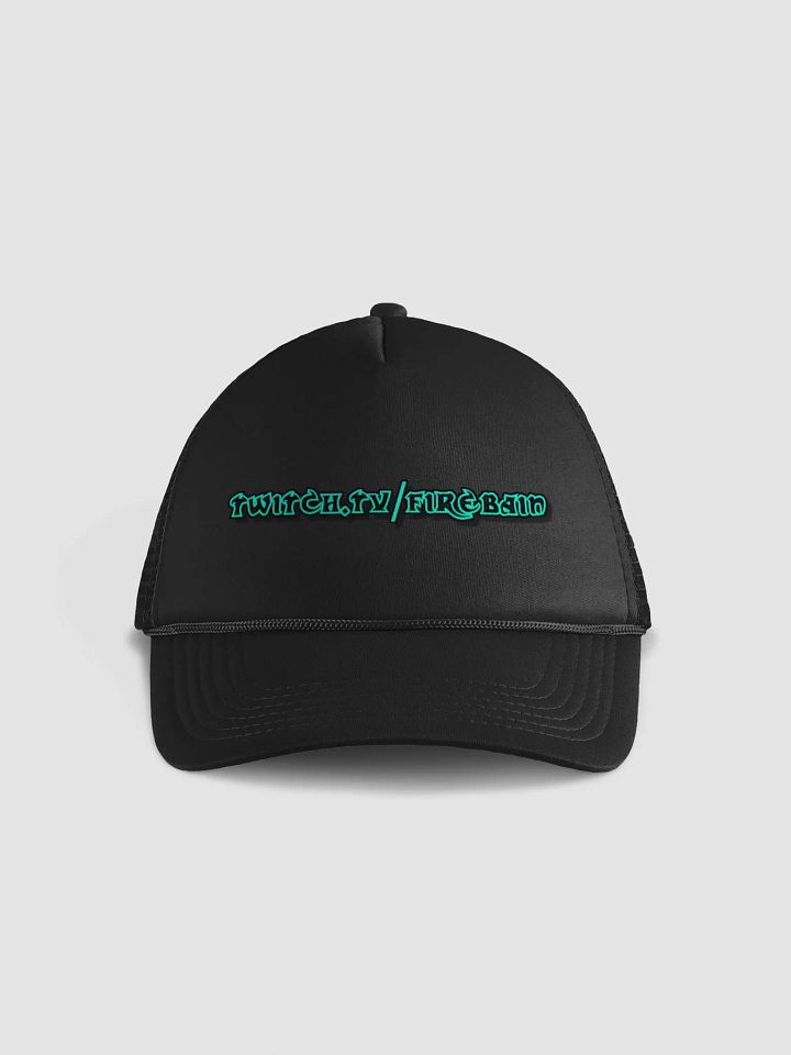 Glowing Cyan Trucker Hat product image (1)