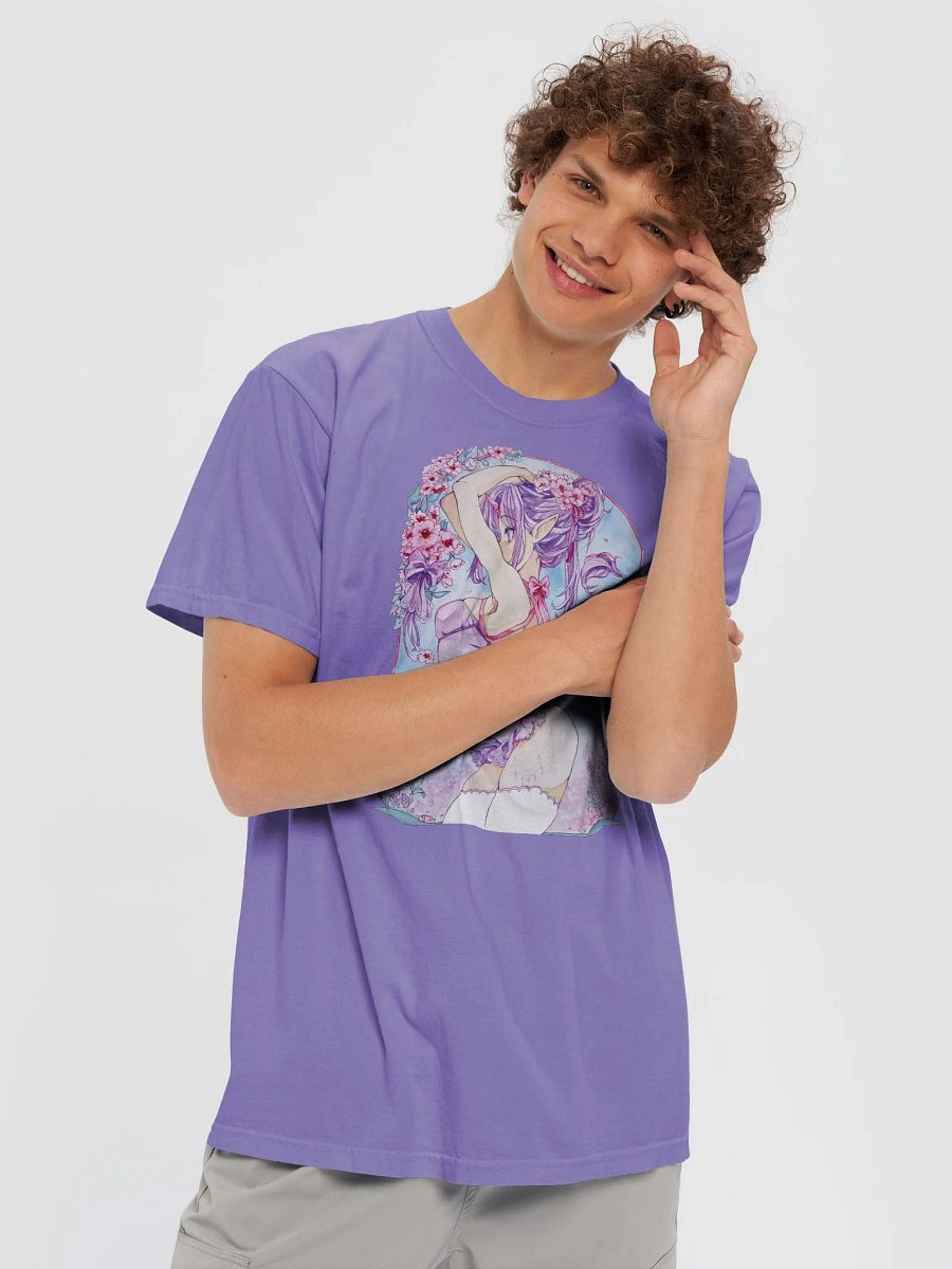 Unicorn and Lilac Heavyweight Unisex T-Shirt product image (5)