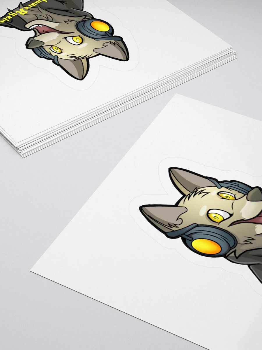 NightmareRyzing Smiling Wolf Headphones Sticker product image (4)