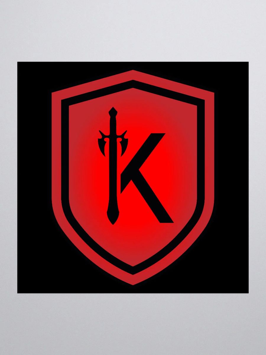 Killadrix Shield Logo - Sticker (Black) product image (1)