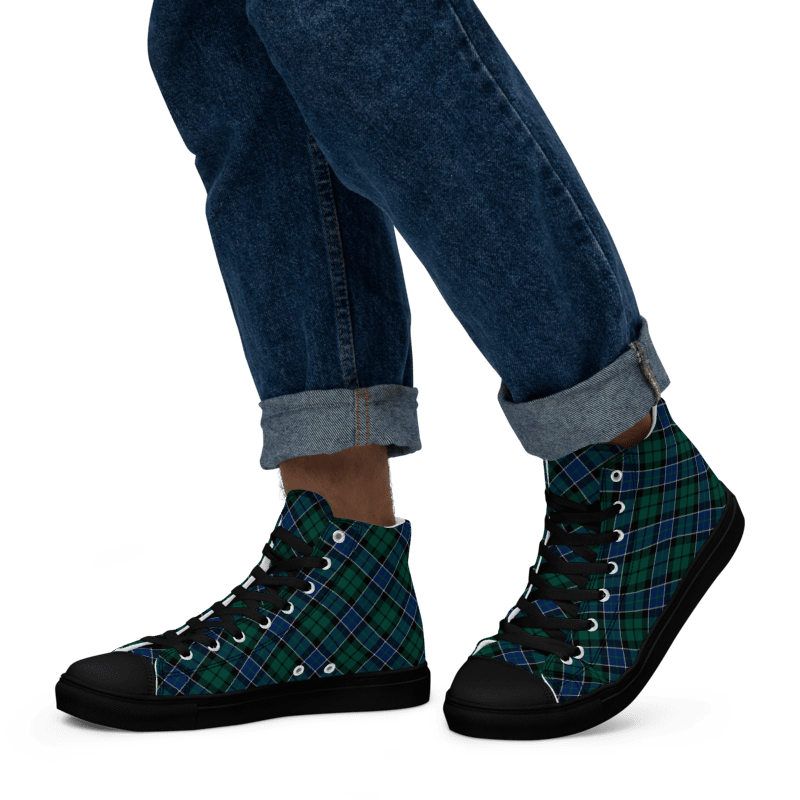 Graham Tartan Men's High Top Shoes product image (5)