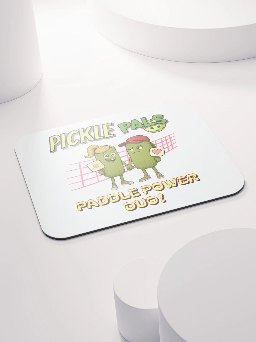 Pickle Pals Couple Paddle Power Duo Pickleball Mouse Pad product image (4)