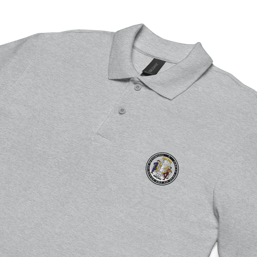 "Wyoming" Embroidered Unisex Polo product image (2)