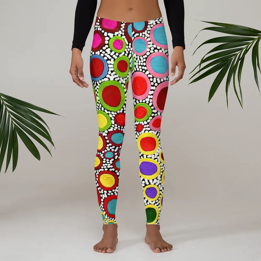 Vibrant Circles All-Over Leggings product image (3)