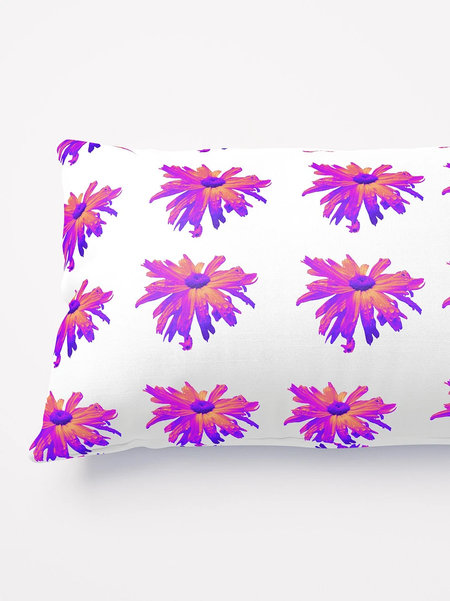 Abstract Pink Floating Daisy Flower Repeating Pattern Design Throw Pillow product image (4)