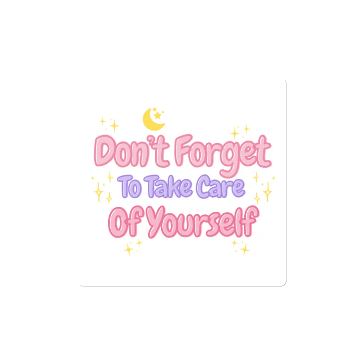 Whimsical Self-Care Die-Cut Magnets product image (2)