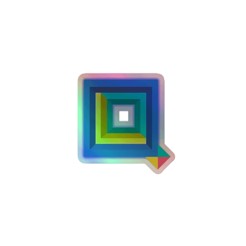 Lo-Q Gaming Holographic Sticker product image (1)