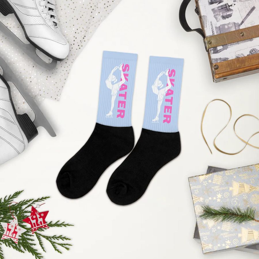 Light Blue SKATER Socks product image (11)