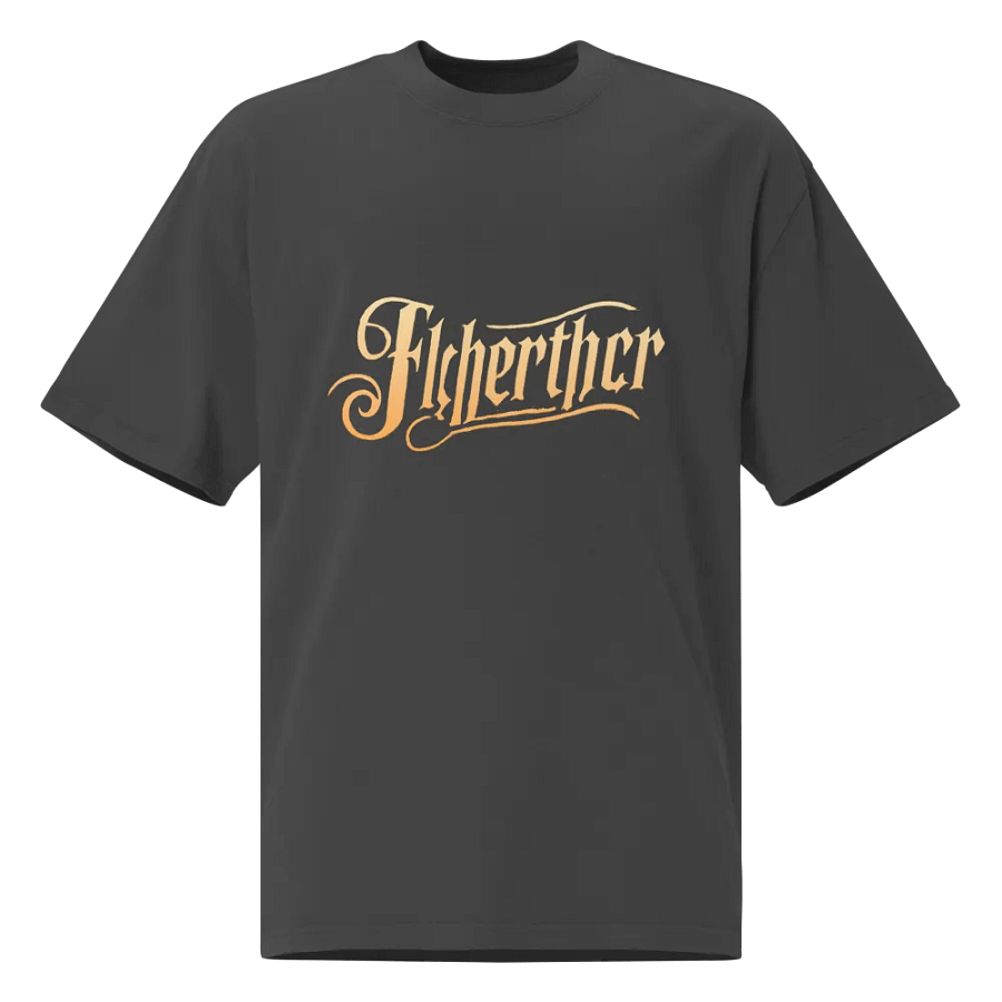 Flobberworm Script Gold Metallic T-Shirt product image (1)